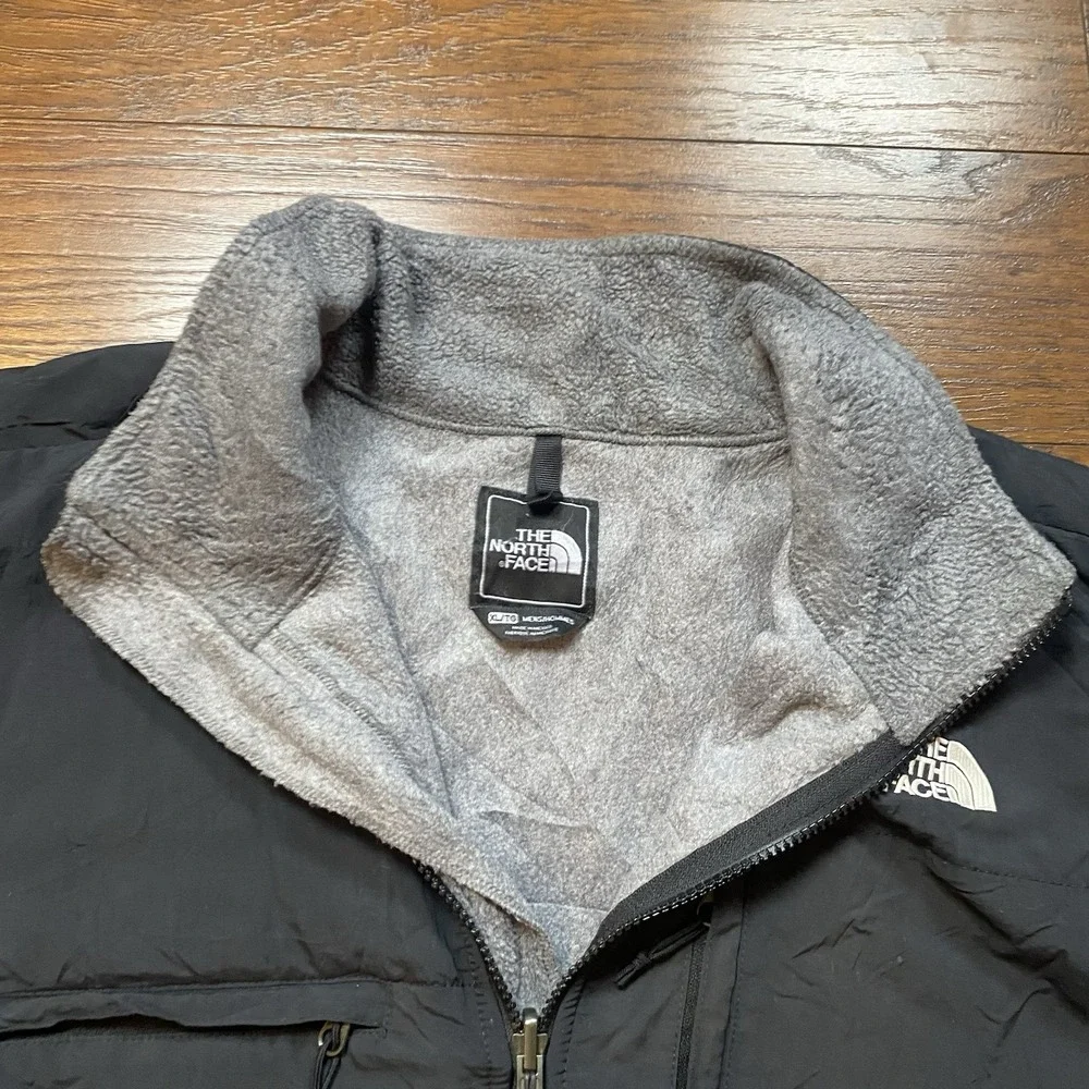 Vintage 90's The North Face Jacket Men's Size XL Gray Denali Fleece Polartec